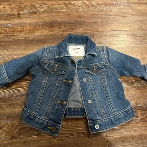 Old navy unisex jean jacket medium wash for baby